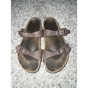 Birkenstock Mayari Sandals Women's Size 37 EU 6 U.S.‎ Brown Toe Loop